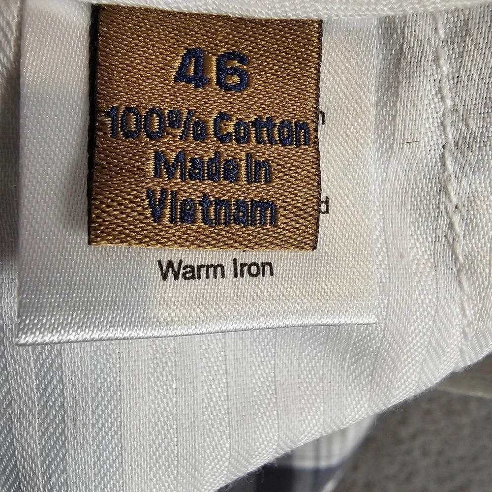 Pronto‎ Uomo Blue Mens Plaid Shorts Navy White Cotton Size 46 NEW